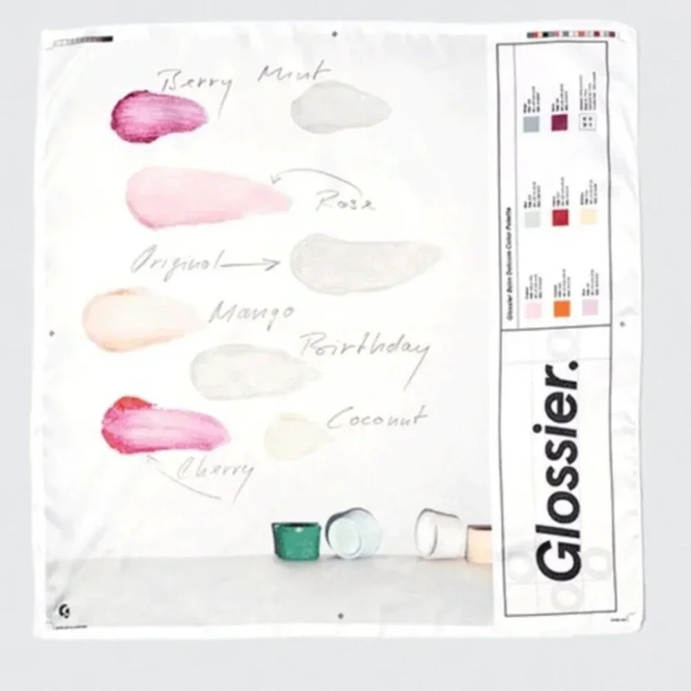 Glossier Limitied Edition Balm Dot Com Scarf